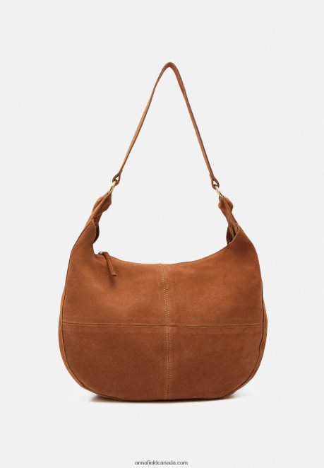 Anna Field Women Leather Handbag Cognac H42J4Z2358