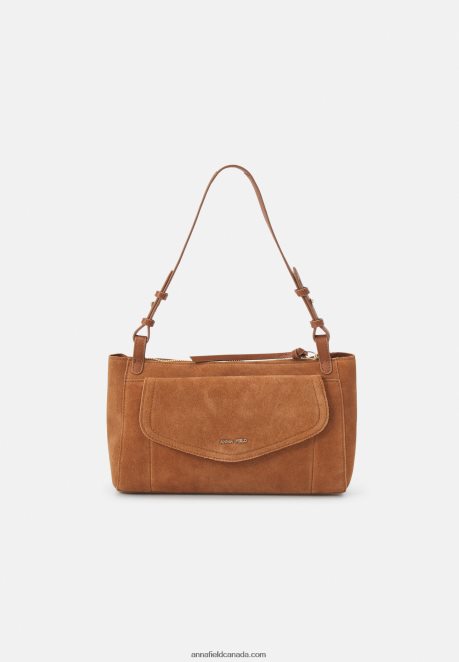 Anna Field Women Leather Handbag Cognac H42J4Z2390