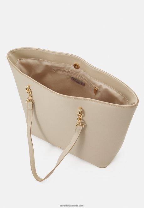 Anna Field Women Set Tote Bag Beige H42J4Z2461