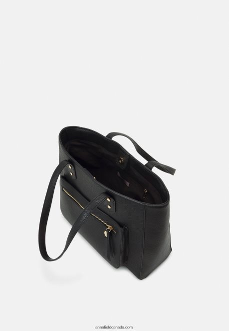 Anna Field Women Tote Bag Black H42J4Z2491