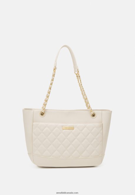 Anna Field Women Tote Bag Off-White H42J4Z2485