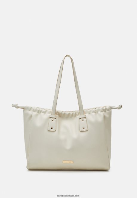 Anna Field Women Tote Bag Off-White H42J4Z2492