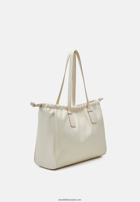 Anna Field Women Tote Bag Off-White H42J4Z2492