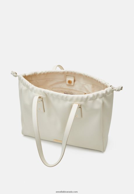 Anna Field Women Tote Bag Off-White H42J4Z2492