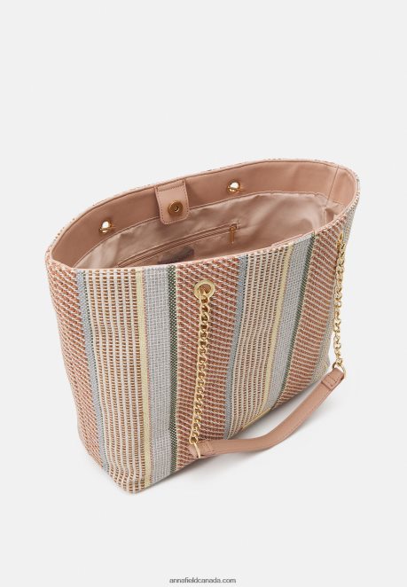 Anna Field Women Tote Bag Pink H42J4Z2469