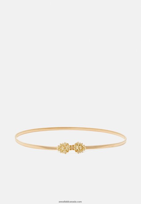 Anna Field Women Belt Gold-Coloured H42J4Z2733