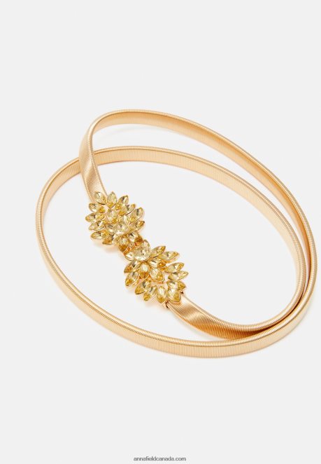Anna Field Women Belt Gold-Coloured H42J4Z2733