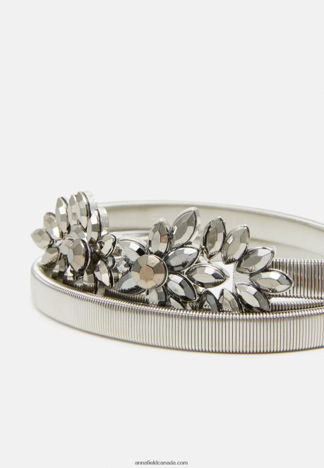 Anna Field Women Belt Silver-Coloured H42J4Z2732