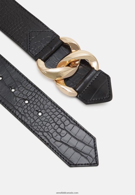 Anna Field Women Waist Belt Black H42J4Z2765