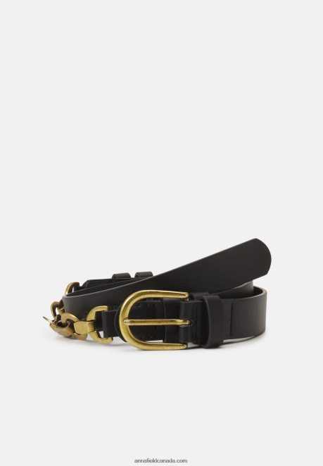 Anna Field Women Waist Belt Black H42J4Z2767