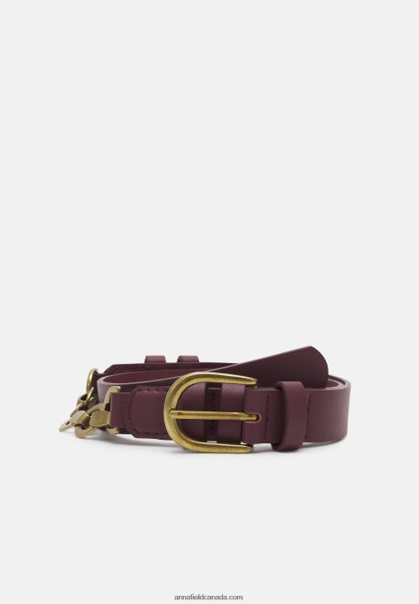 Anna Field Women Waist Belt Bordeaux H42J4Z2775
