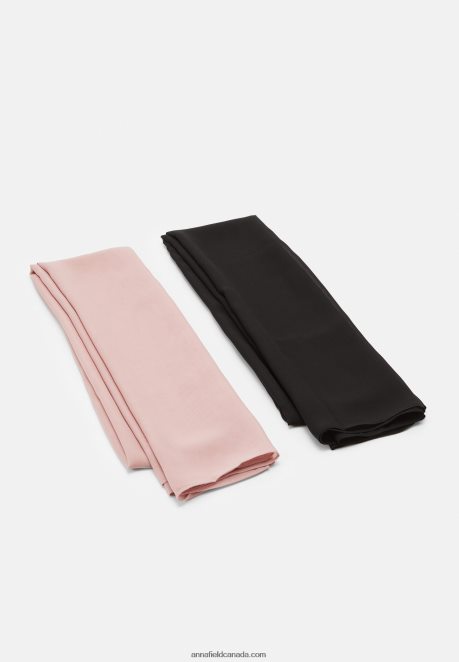 Anna Field Women 2 Pack Headscarf Black/Pink H42J4Z2706