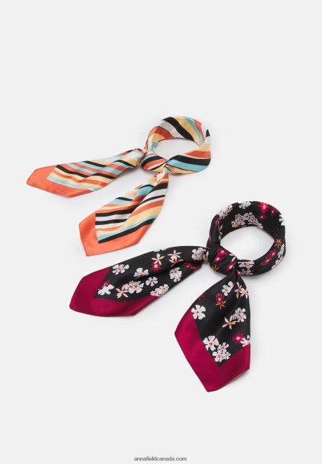 Anna Field Women 2 Pack Headscarf Multi-Coloured/Black H42J4Z2712