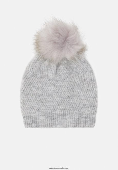 Anna Field Women Beanie Grey H42J4Z2708