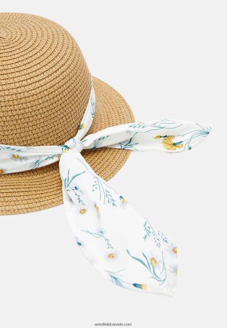 Anna Field Women Hat Beige/White H42J4Z2717