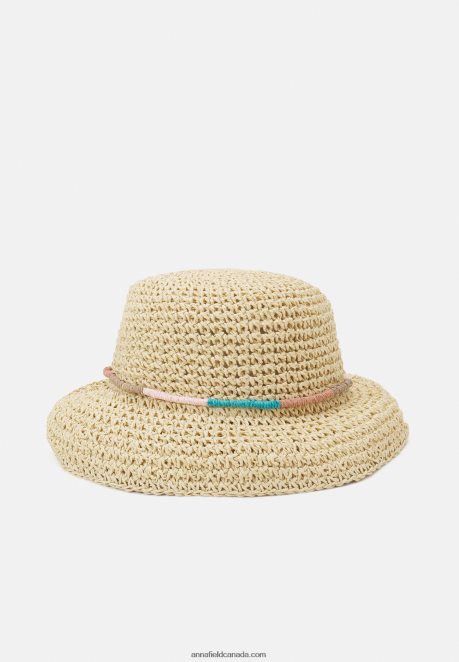 Anna Field Women Hat Tan/Pink H42J4Z2723
