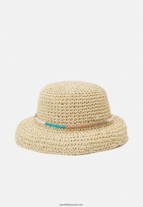 Anna Field Women Hat Tan/Pink H42J4Z2723