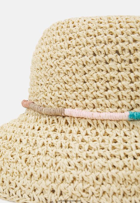 Anna Field Women Hat Tan/Pink H42J4Z2723