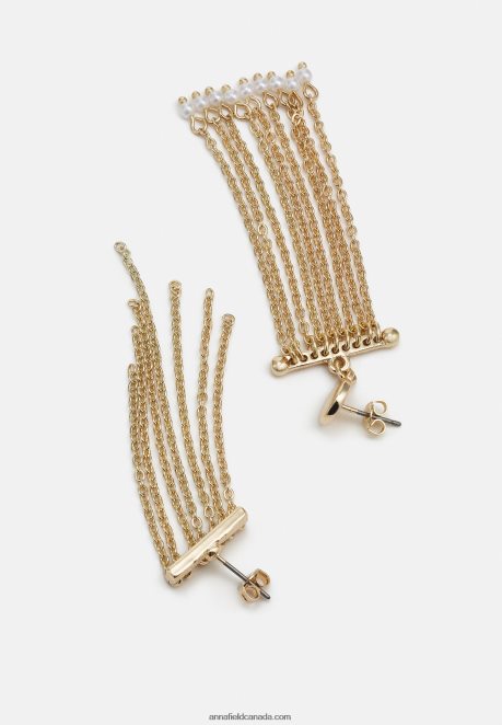Anna Field Women 2 Pack Earrings Gold-Coloured H42J4Z2660