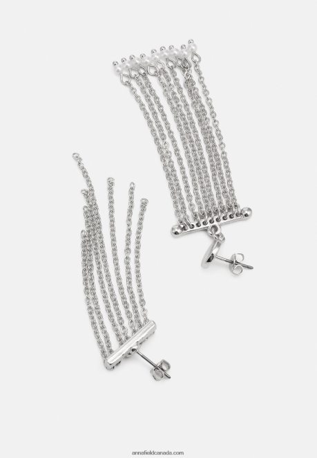 Anna Field Women 2 Pack Earrings Silver-Coloured H42J4Z2663