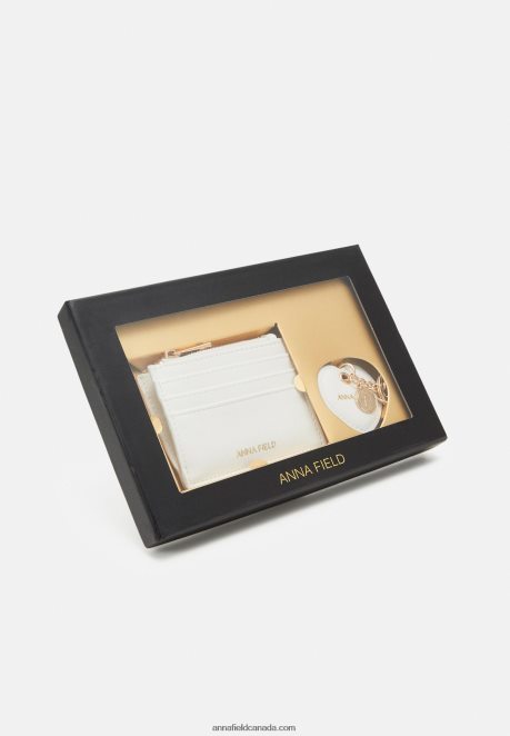 Anna Field Women Set Business Card Holder White H42J4Z2665