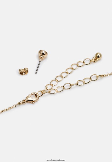 Anna Field Women Set Earrings Gold-Coloured H42J4Z2655