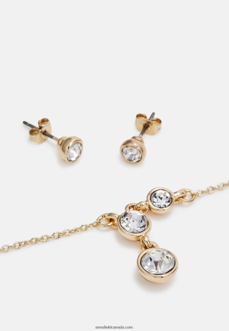 Anna Field Women Set Earrings Gold-Coloured H42J4Z2655