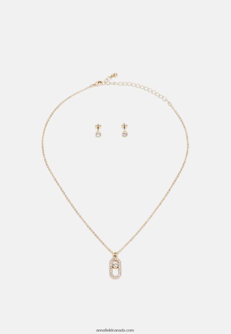 Anna Field Women Set Earrings Gold-Coloured H42J4Z2656