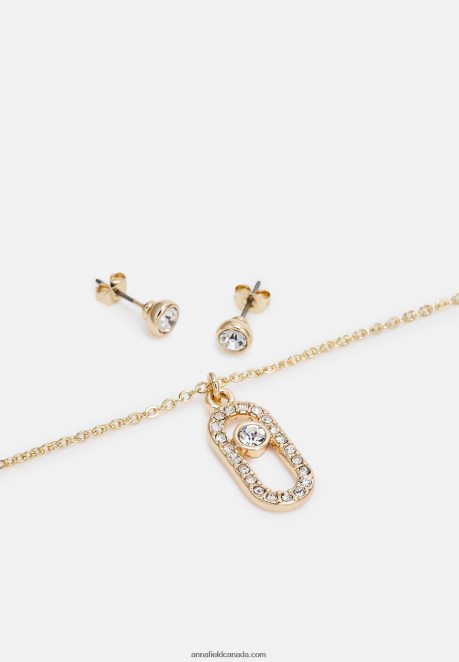 Anna Field Women Set Earrings Gold-Coloured H42J4Z2656