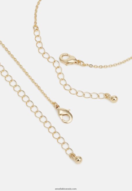 Anna Field Women Set Necklace Gold-Coloured H42J4Z2654