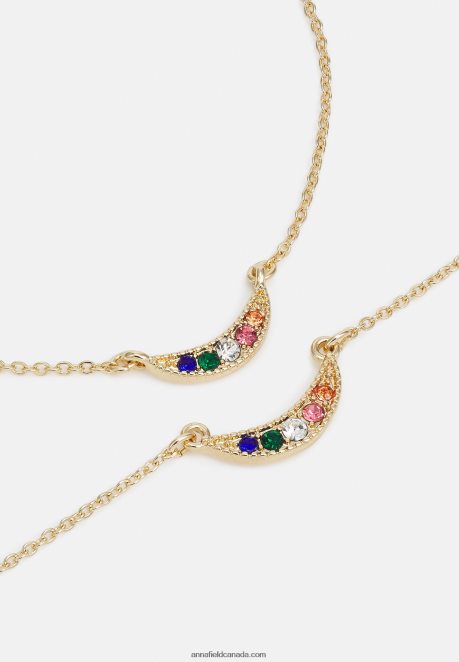 Anna Field Women Set Necklace Gold-Coloured H42J4Z2654