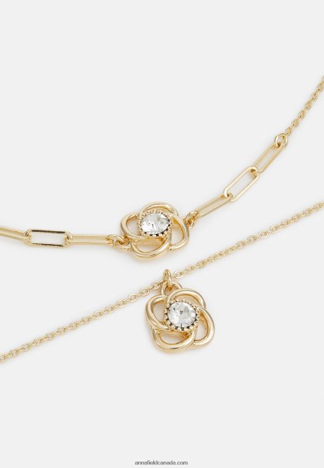 Anna Field Women Set Necklace Gold-Coloured H42J4Z2657