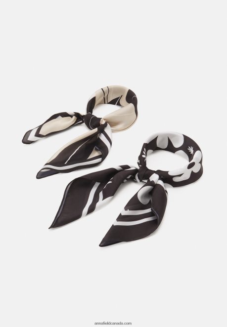 Anna Field Women 2 Pack Foulard Black H42J4Z2838