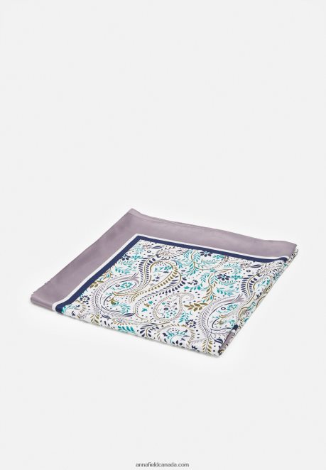 Anna Field Women Foulard Dark Blue/Green /Camel H42J4Z2849
