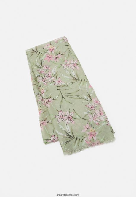 Anna Field Women Foulard Green H42J4Z2842