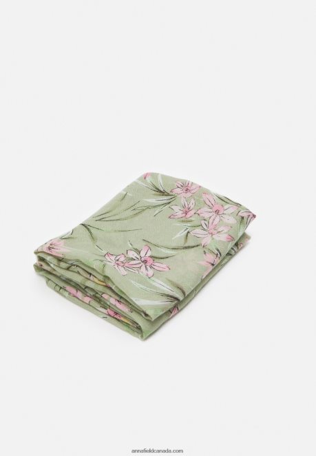 Anna Field Women Foulard Green H42J4Z2842
