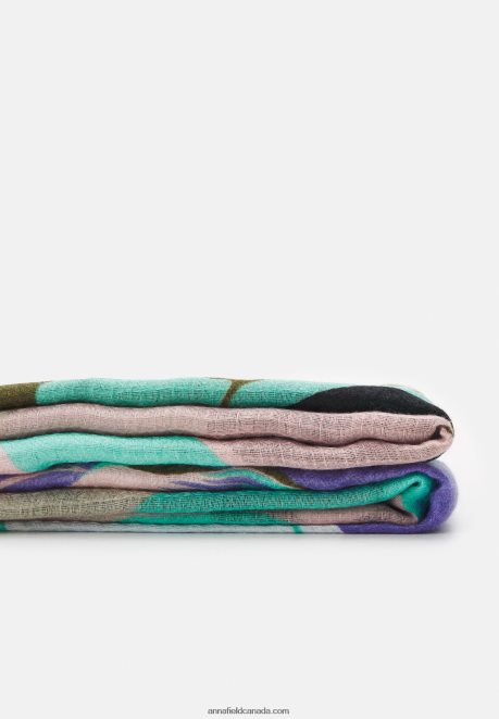 Anna Field Women Scarf Blue H42J4Z2829