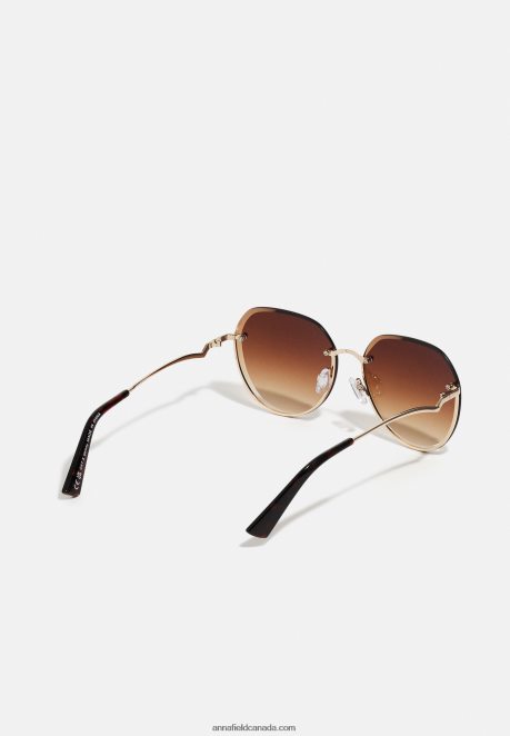 Anna Field Women Sunglasses Gold-Coloured H42J4Z2703