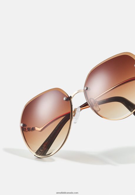 Anna Field Women Sunglasses Gold-Coloured H42J4Z2703