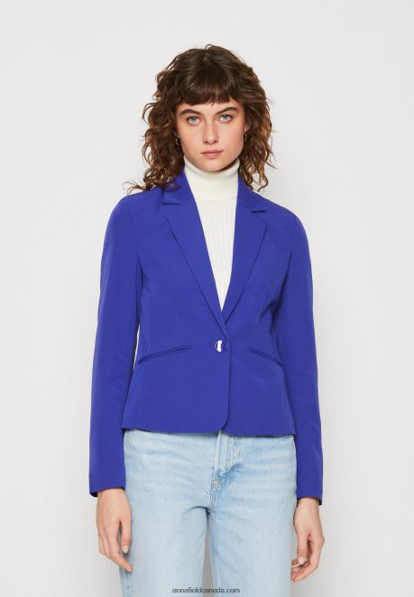 Anna Field Women Blazer Blue H42J4Z717