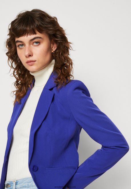 Anna Field Women Blazer Blue H42J4Z717