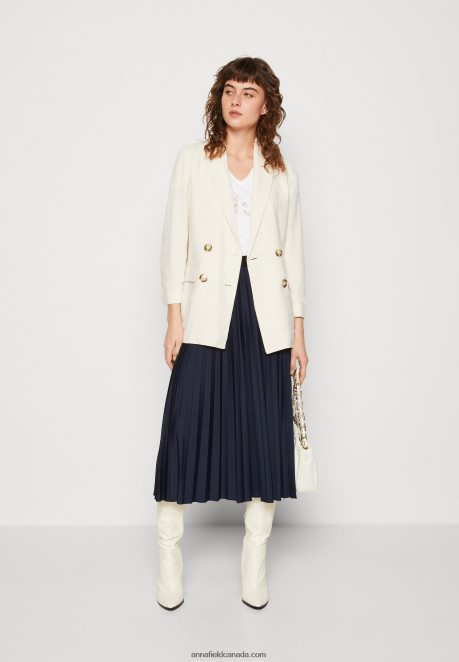 Anna Field Women Short Coat Beige H42J4Z711