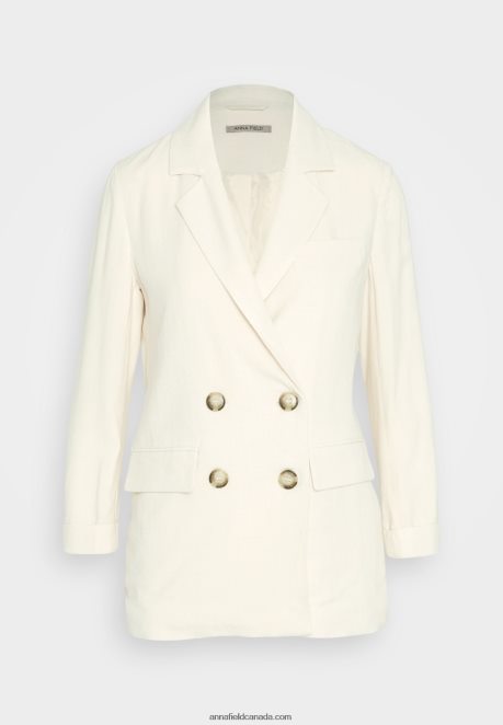 Anna Field Women Short Coat Beige H42J4Z711