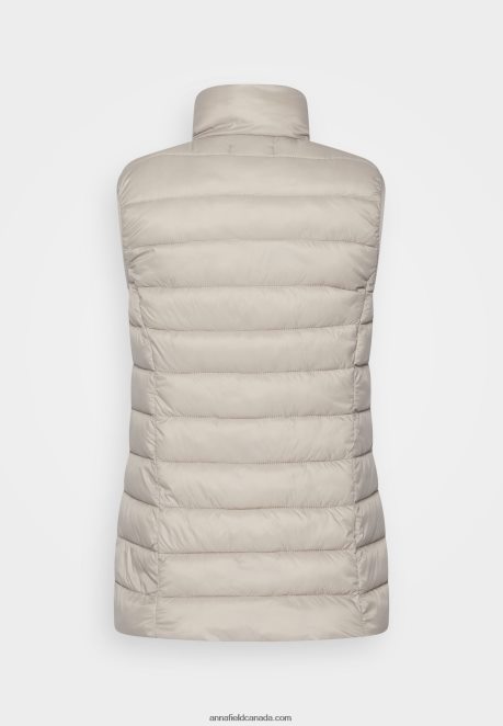 Anna Field Women Waistcoat Beige H42J4Z729