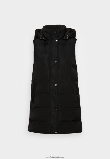 Anna Field Women Waistcoat Black H42J4Z731