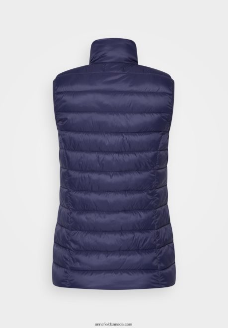 Anna Field Women Waistcoat Blue H42J4Z730