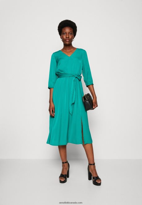 Anna Field Women Cocktail Dress Party Dress 602 Green H42J4Z41