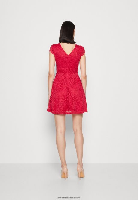Anna Field Women Cocktail Dress Party Dress Berry H42J4Z61