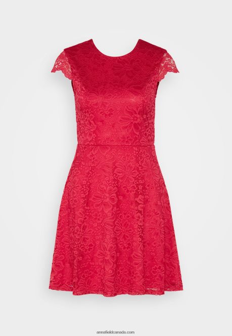 Anna Field Women Cocktail Dress Party Dress Berry H42J4Z61