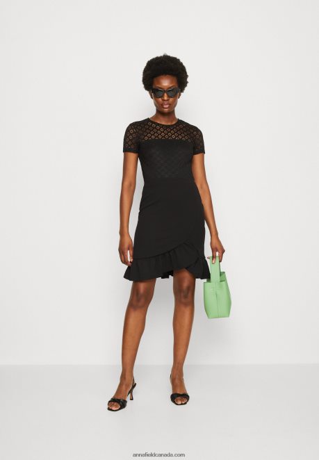 Anna Field Women Cocktail Dress Party Dress Black H42J4Z60